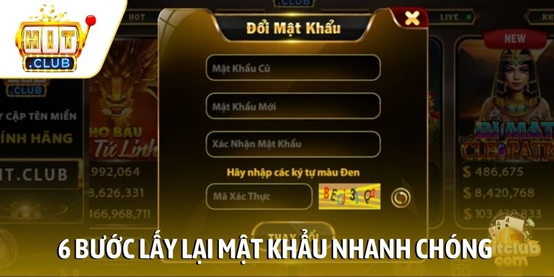 6 bước lấy lại mật khẩu nhanh chóng